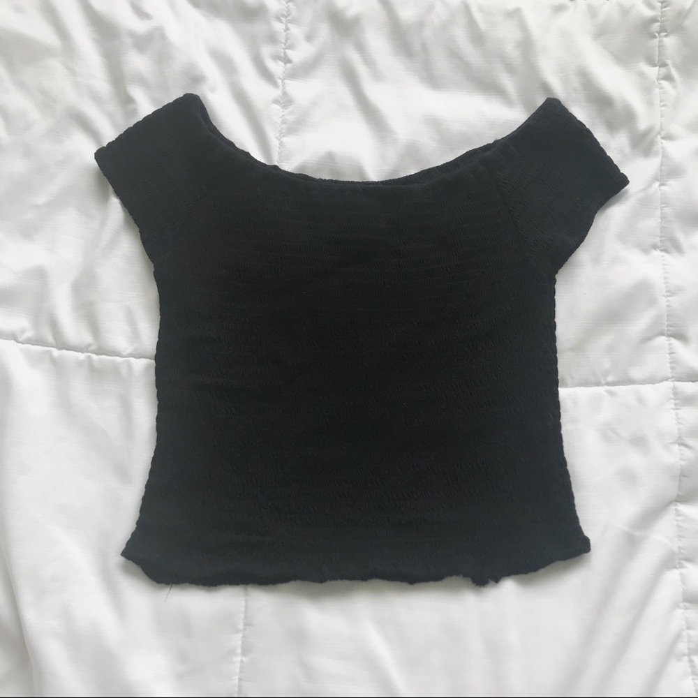 Brandy Melville black charlene top